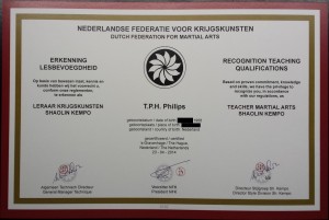 Lesbevoegdheid Shaolin Kempo1